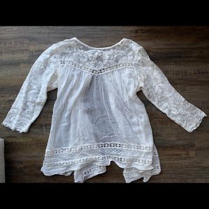 Free People lace top size S